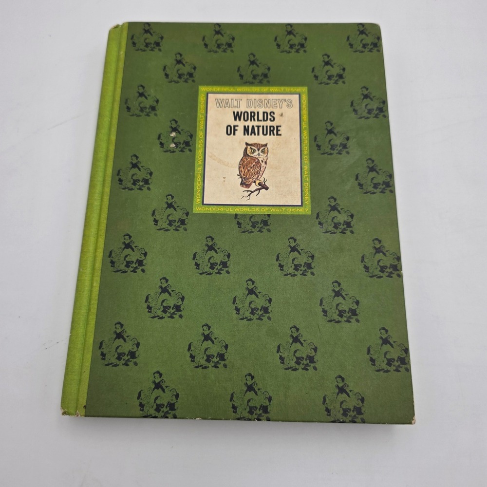 Walt Disney Worlds of Nature Vintage 1965 Hardcover Book Golden Press Nature